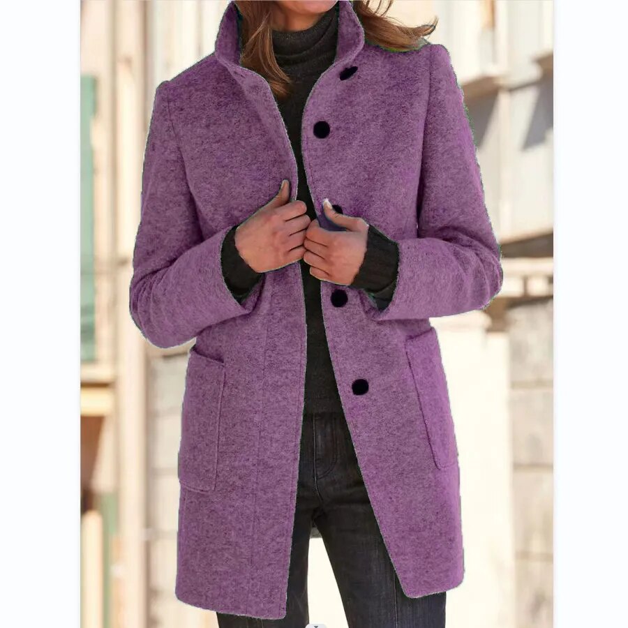 Olive - Eleganter Mantel für Damen