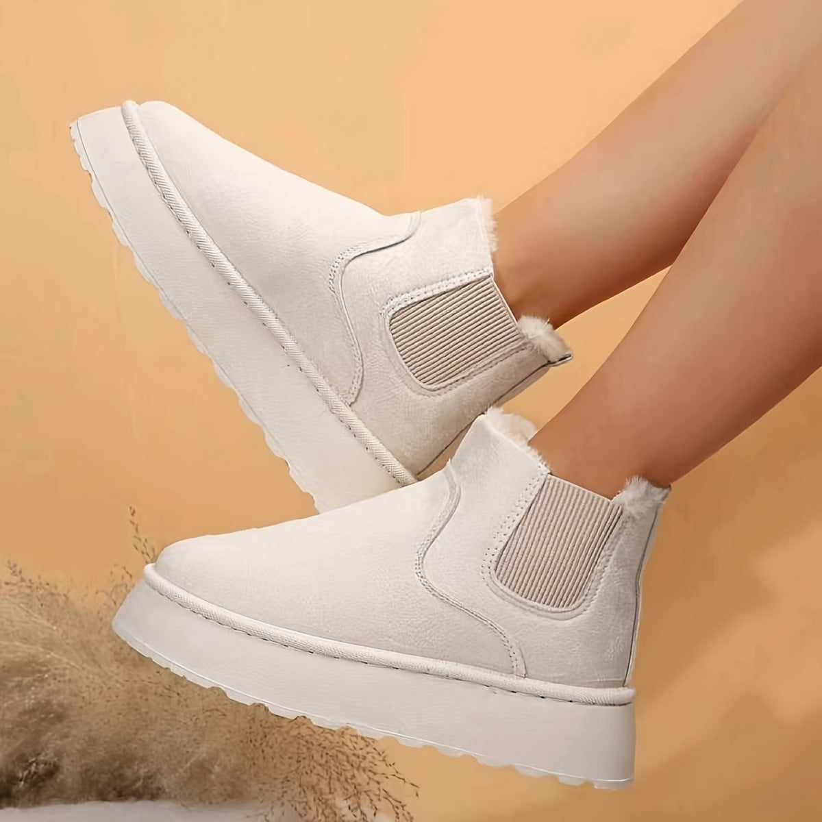 Leah – Modische Damen-Winterstiefel mit dicker Sohle