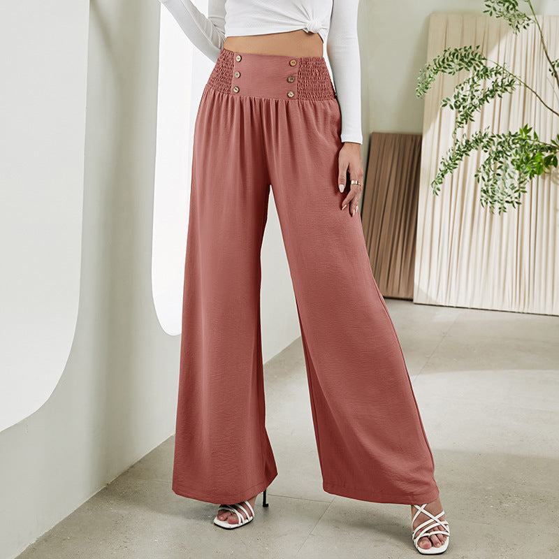 Faith – Weite Damenhose mit Hohem Bund