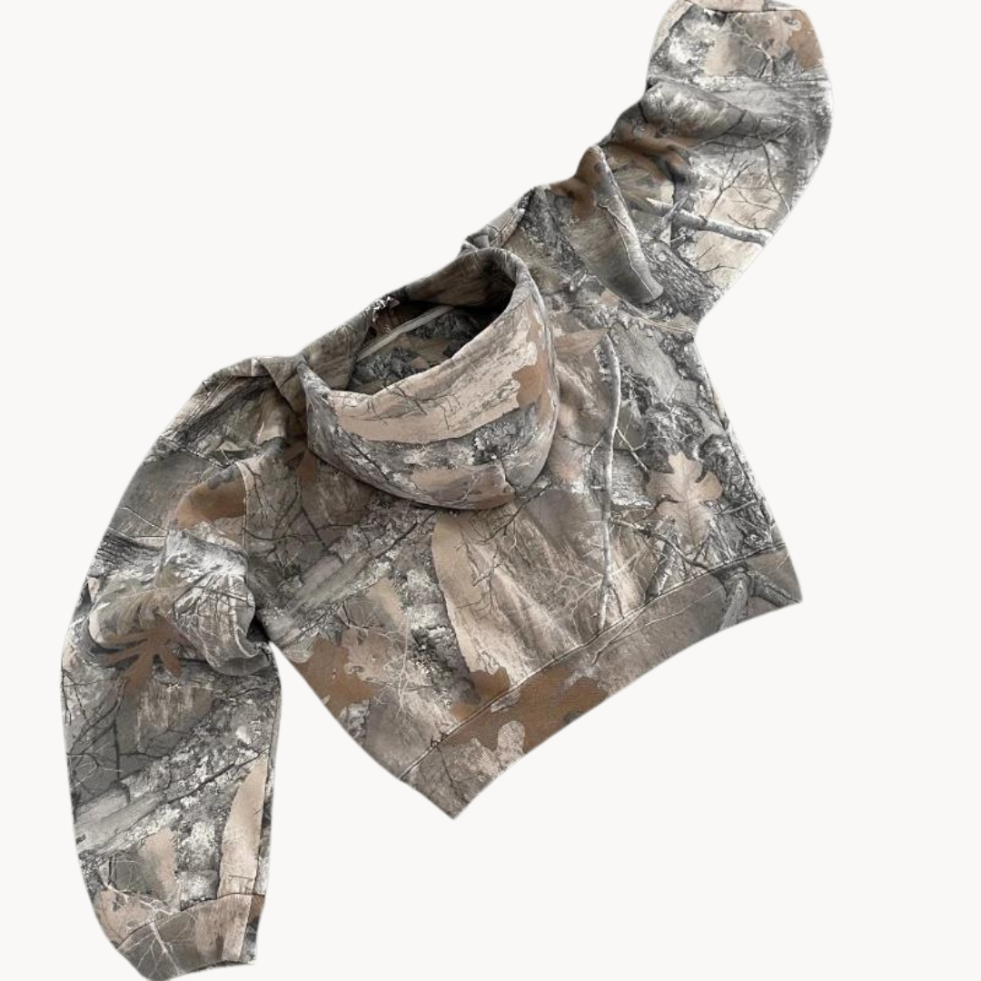 Unisex Oversized Camouflage Hoodie – Bequemer Freizeitpullover für Outdoor & Streetstyle