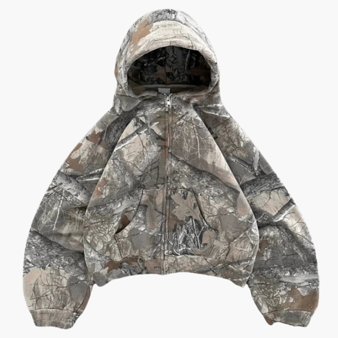 Unisex Oversized Camouflage Hoodie – Bequemer Freizeitpullover für Outdoor & Streetstyle