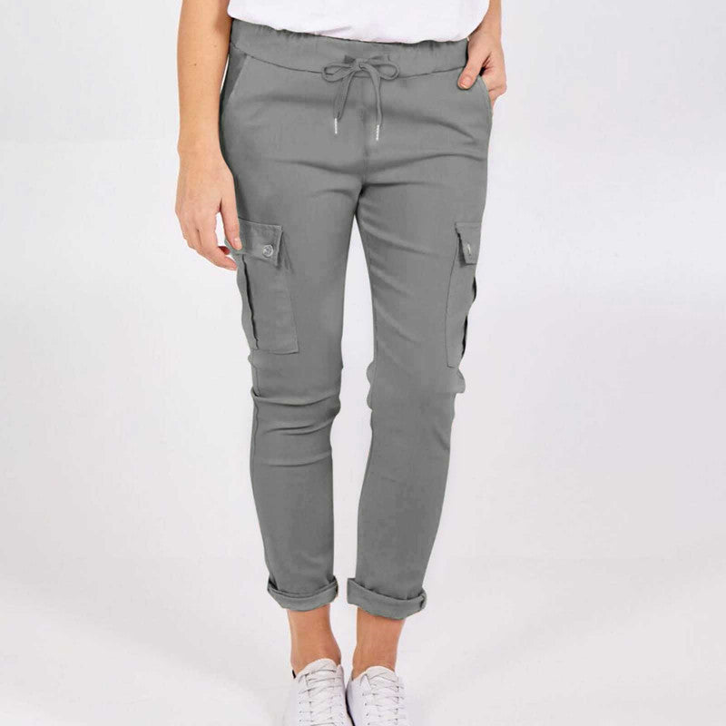 Kim – Cargo-Hose mit Taschen und Kordelzug