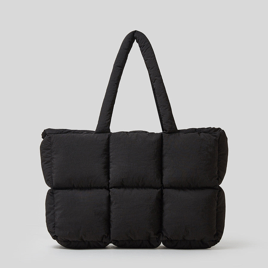 Barbara – Weiche Daunenhandtasche aus Baumwolle