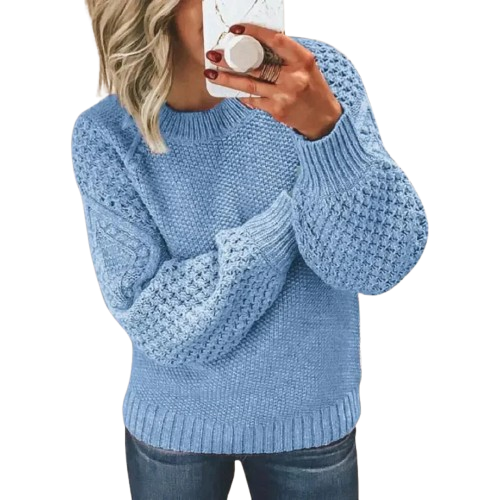 Damen Strickpullover für Alltag und Freizeit – Modischer, bequemer Oversize-Pullover