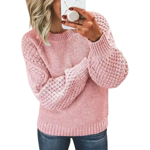 Damen Strickpullover für Alltag und Freizeit – Modischer, bequemer Oversize-Pullover