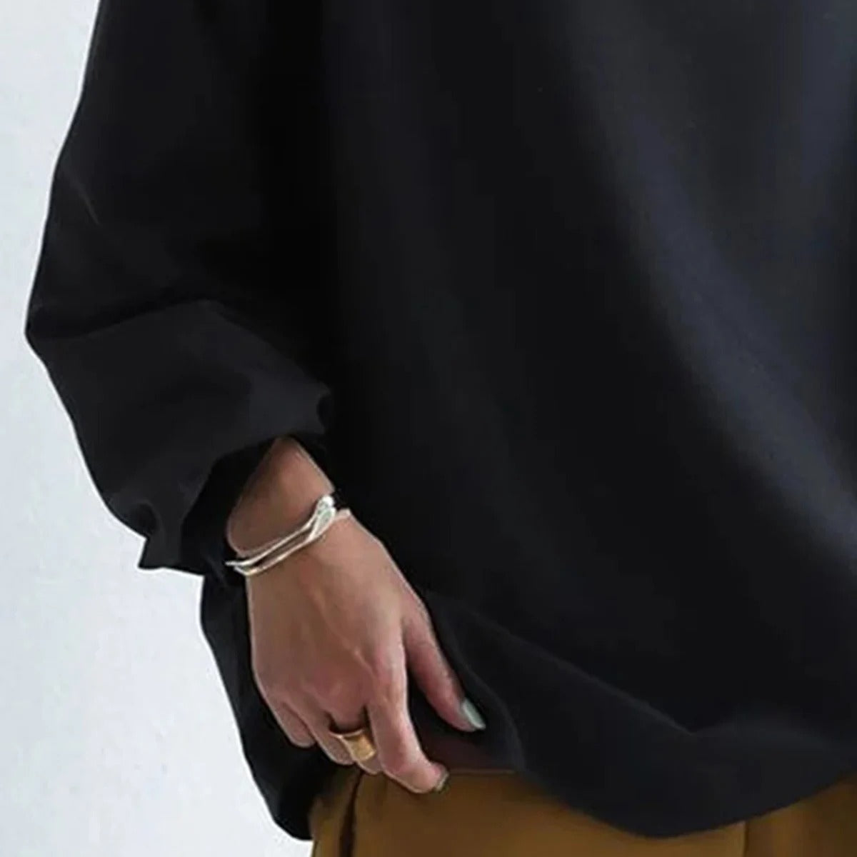 Damen Oversize Pullover mit langen Ärmeln – Moderner Casual Style für Alltag und Büro