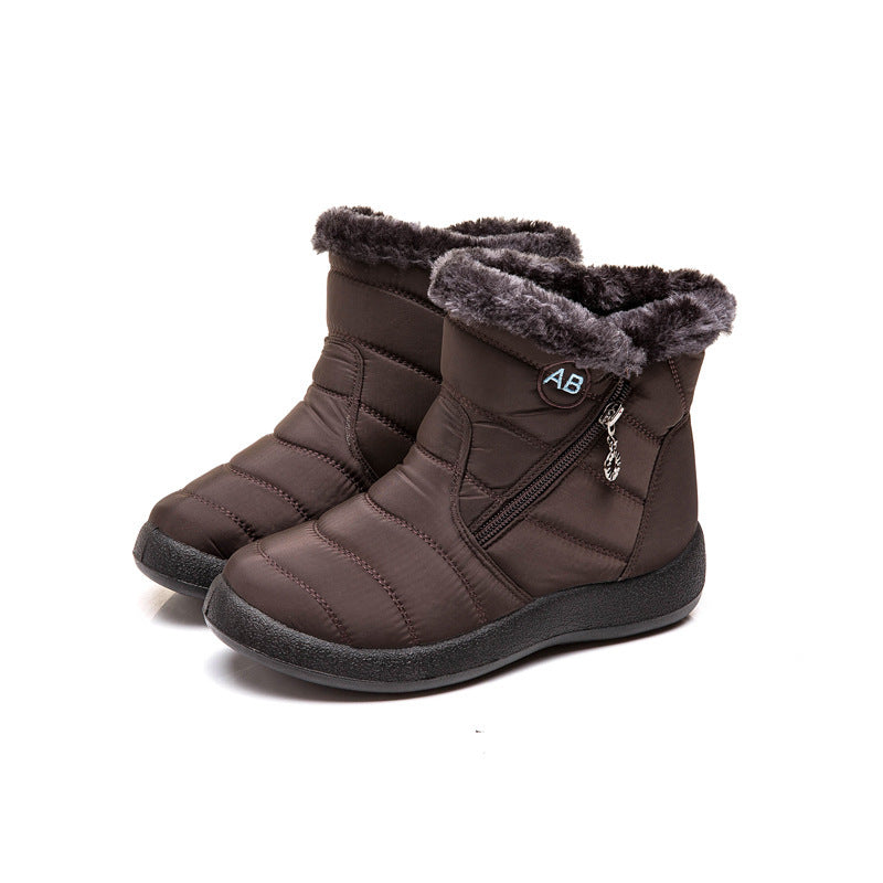 Nicola – Wasserdichte Damenstiefeletten mit Plüschfutter