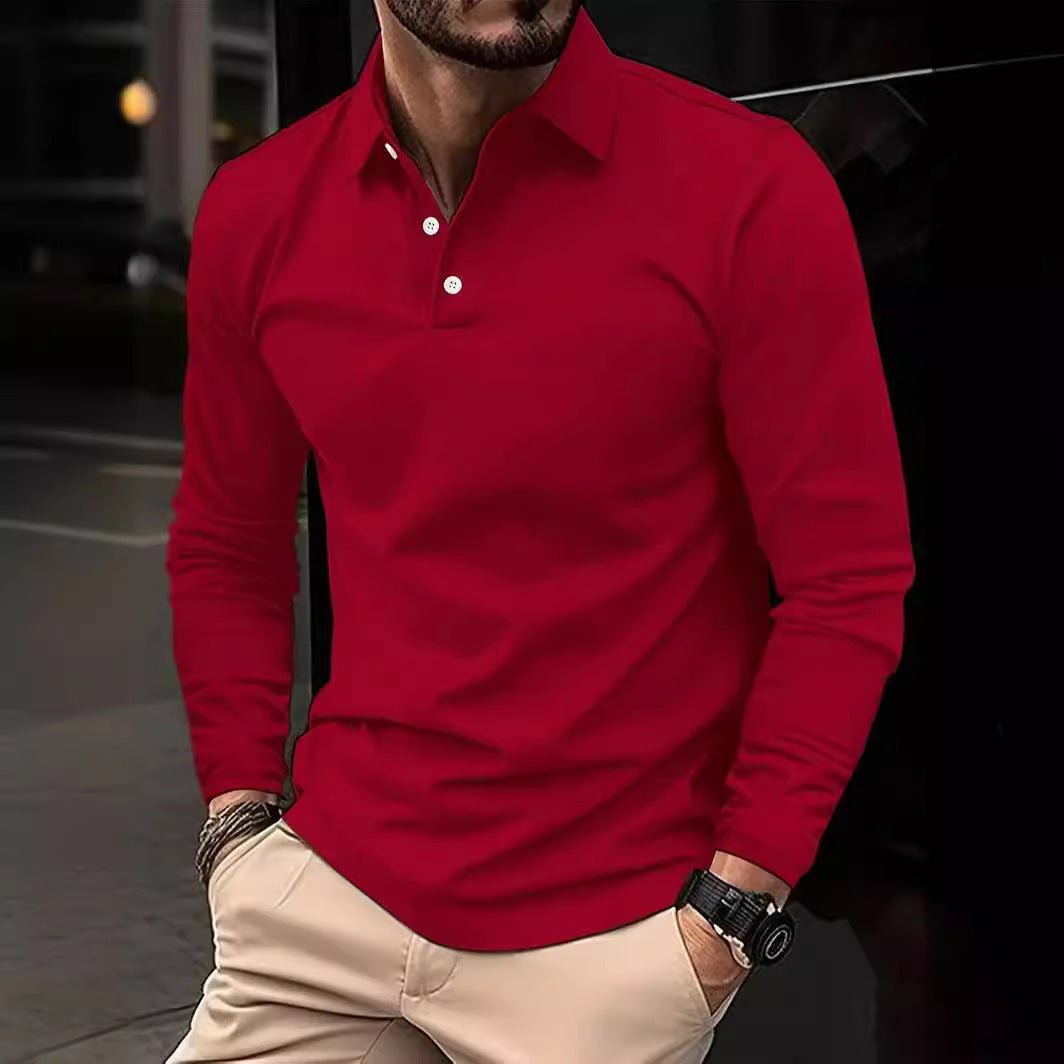 Jonathan – Langärmliges Herren-Poloshirt mit Polo-Kragen