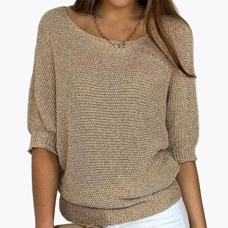 Damen Strickpullover Lockerer Stil für Alltag und Freizeit