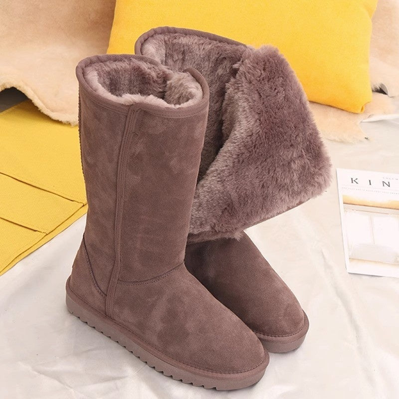 Lynda – Gefütterte Dicke Winterstiefel im Koreanischen Stil