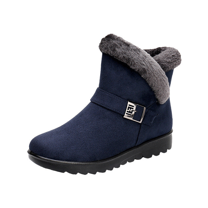 Anne – Warme Damenstiefel mit Plüschfutter und Reißverschluss