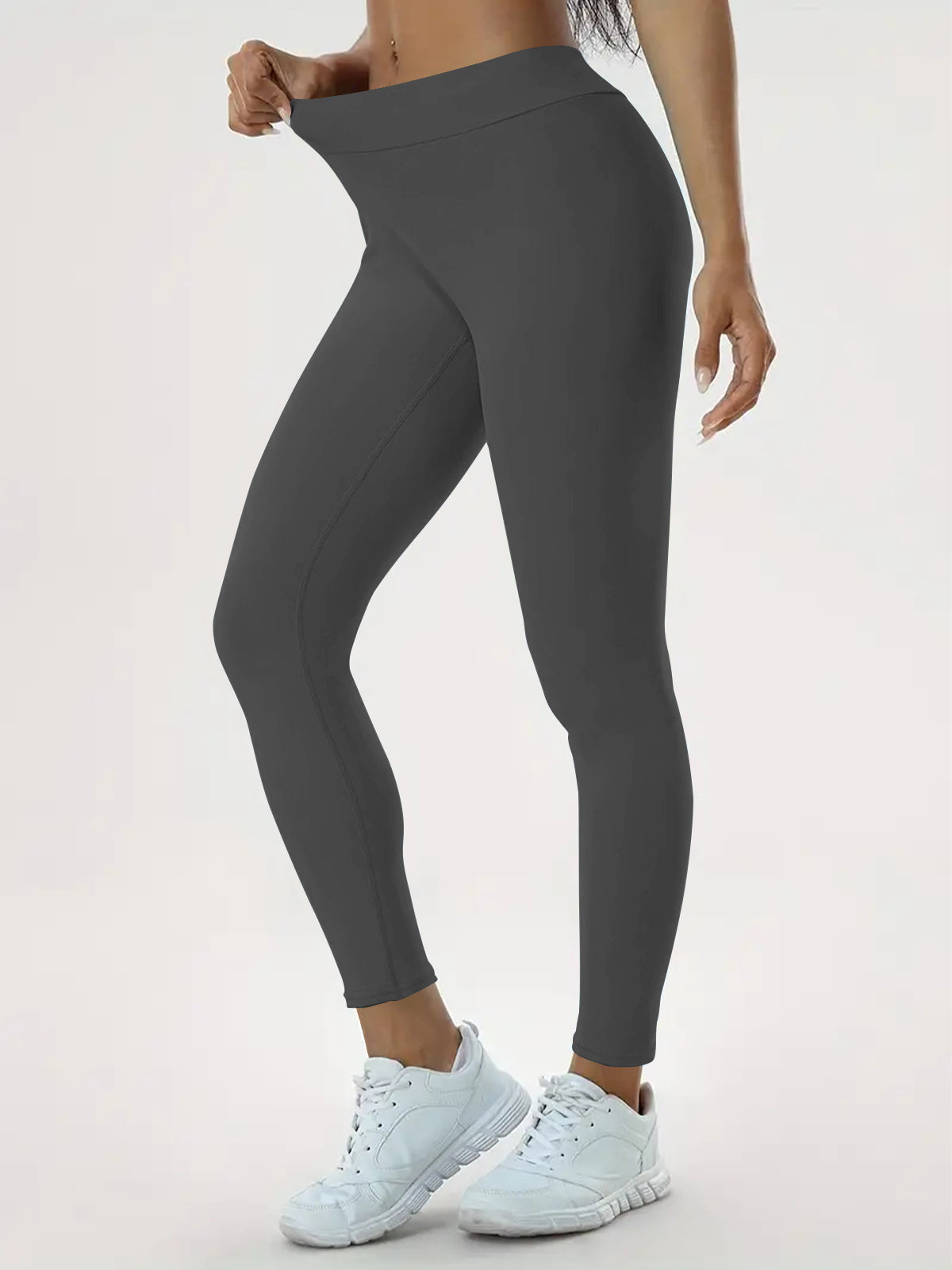 Sharon – Hochtaillierte Damen-Yogahose mit elastischem Bund