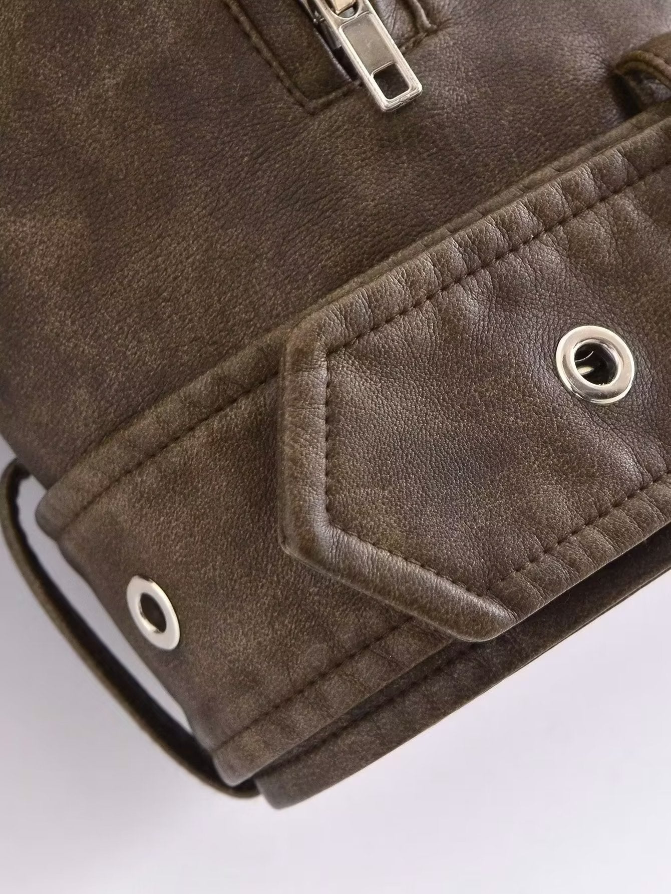 Natalie – Waschbare Lederjacke mit Farbverlauf