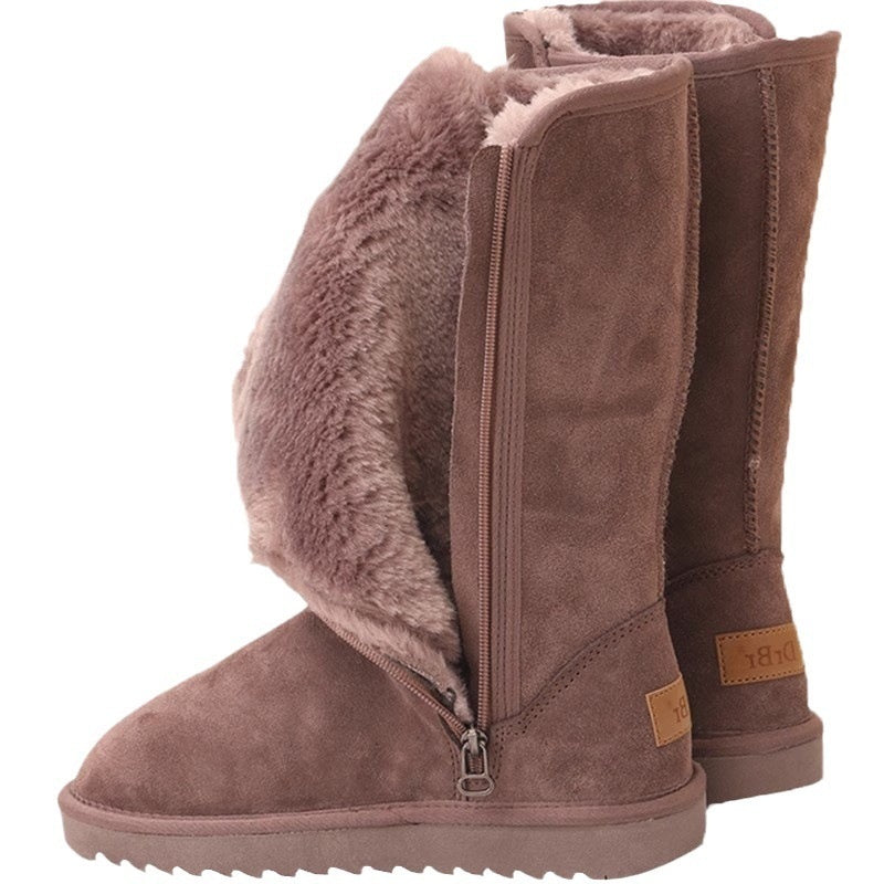 Lynda – Gefütterte Dicke Winterstiefel im Koreanischen Stil