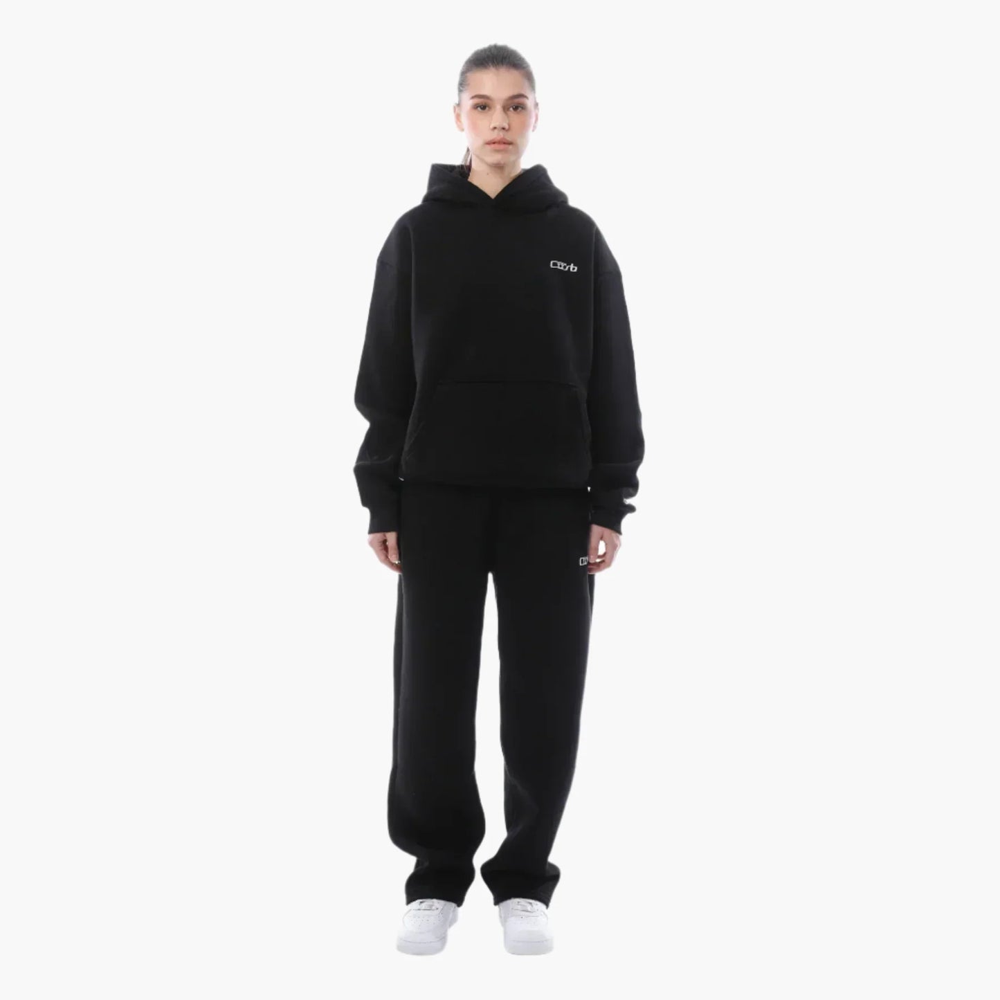Damen Trainingsanzug Kapuzenpullover & Jogginghose Freizeit Set – Modernes Streetwear Outfit
