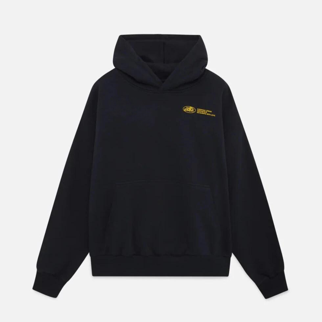 Herren Oversized Hoodie Streetwear mit Kapuze und „withlove“-Print – Urban Casual Style