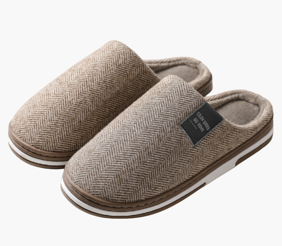 Herren Hausschuhe Komfort Pantoffeln mit Antirutsch-Sohle – Gemütliche und Elegante Slipper für Zuhause