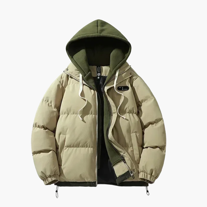Herren Winter Steppjacke mit Kapuze – Modischer Outdoor Mantel für Freizeit & Alltag