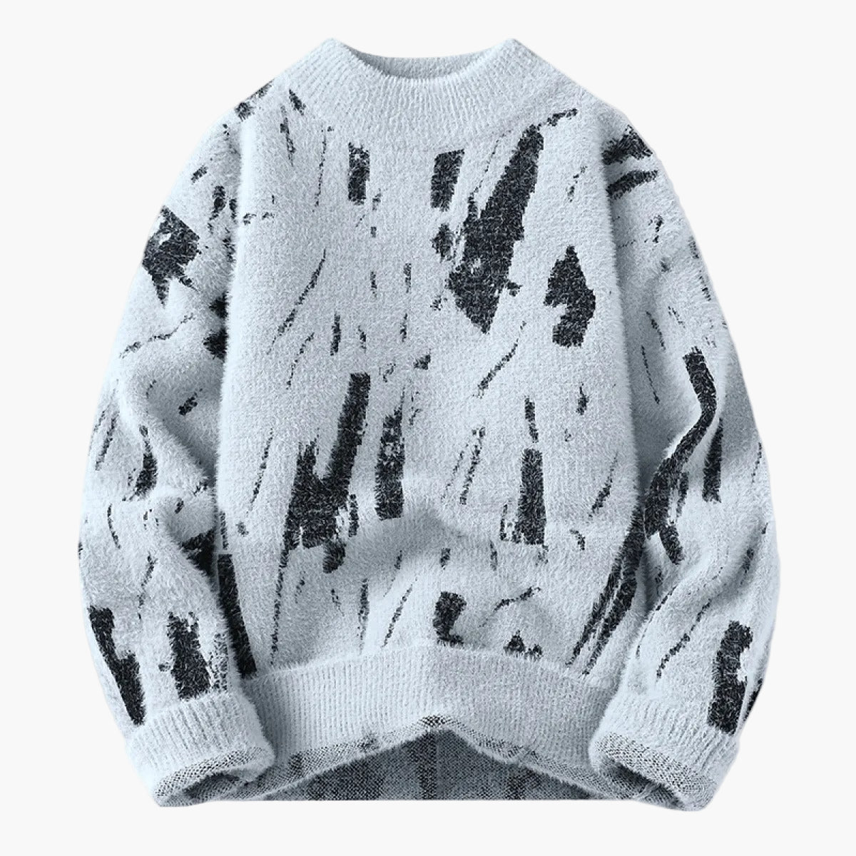 Herren Strickpullover Modern Relaxed Fit – Gemustert & Kuschelig für Herbst und Winter