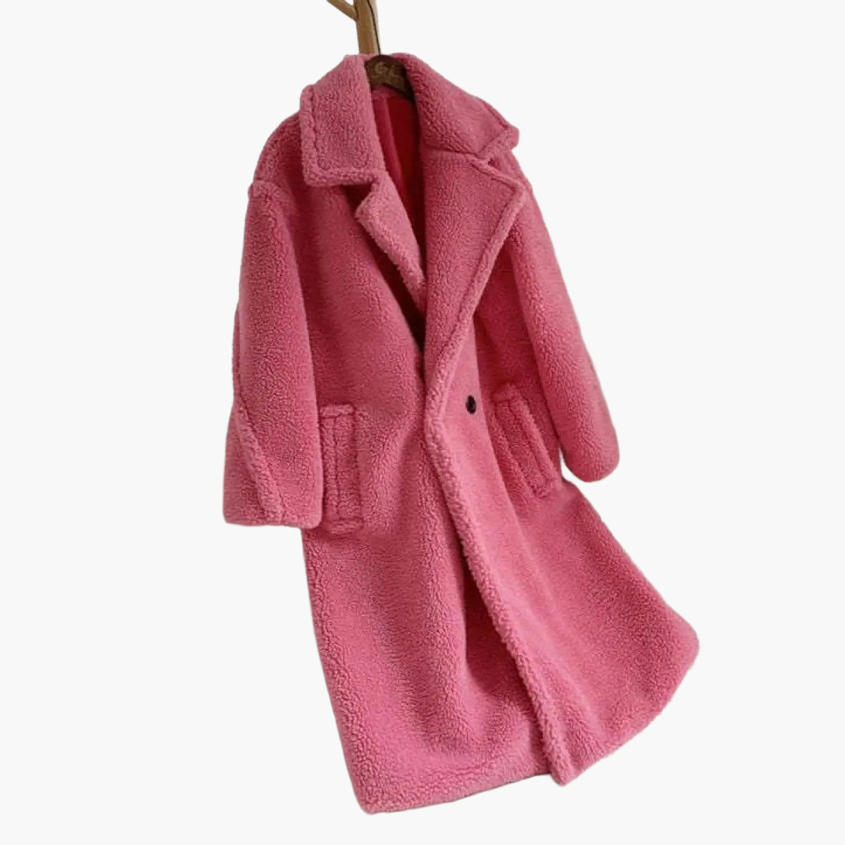 Damen Oversize Teddy Mantel – Modischer Winter-Look für elegante Wärme