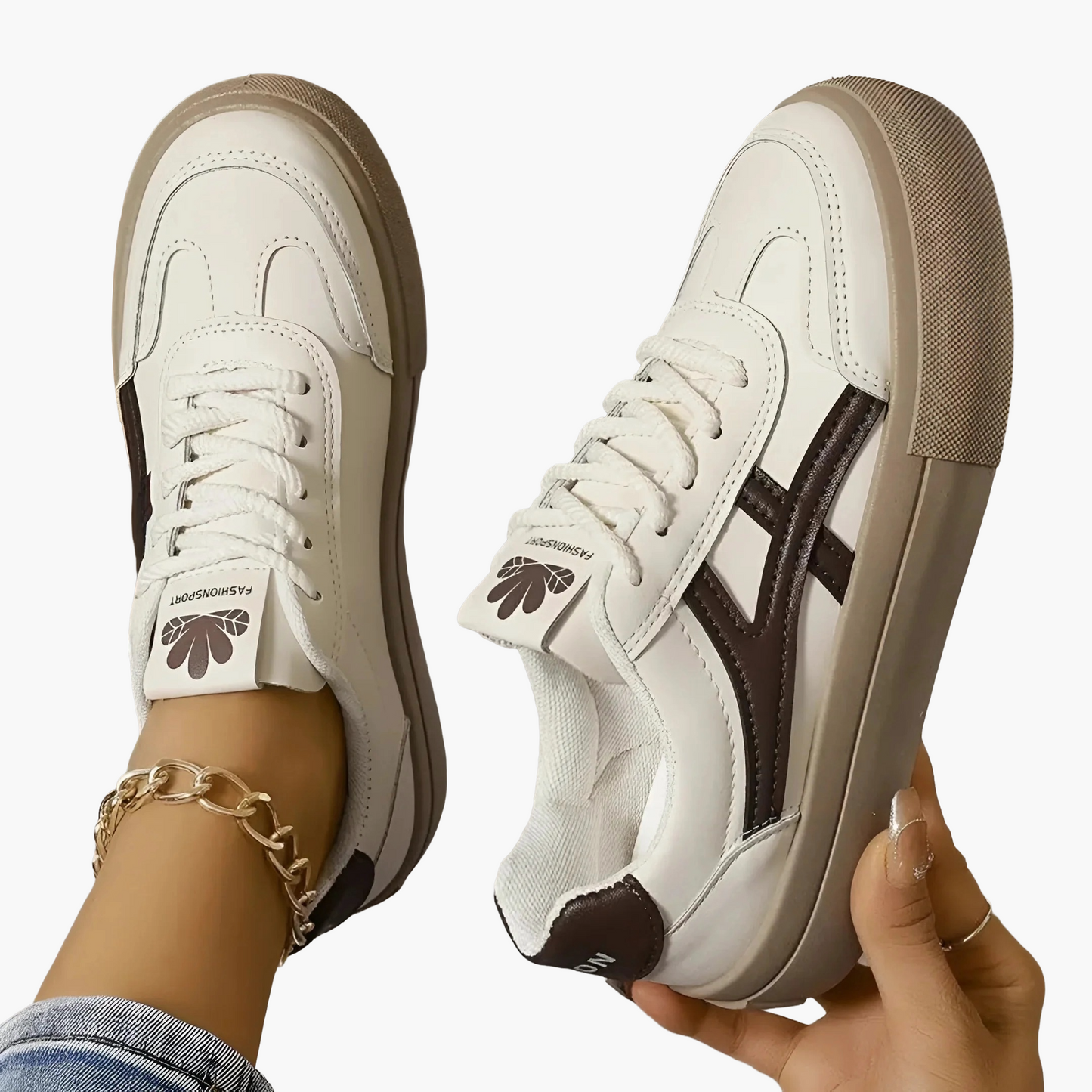 Damen Orthopädische Sneaker für Alltag und Freizeit – Komfortable und modische Turnschuhe
