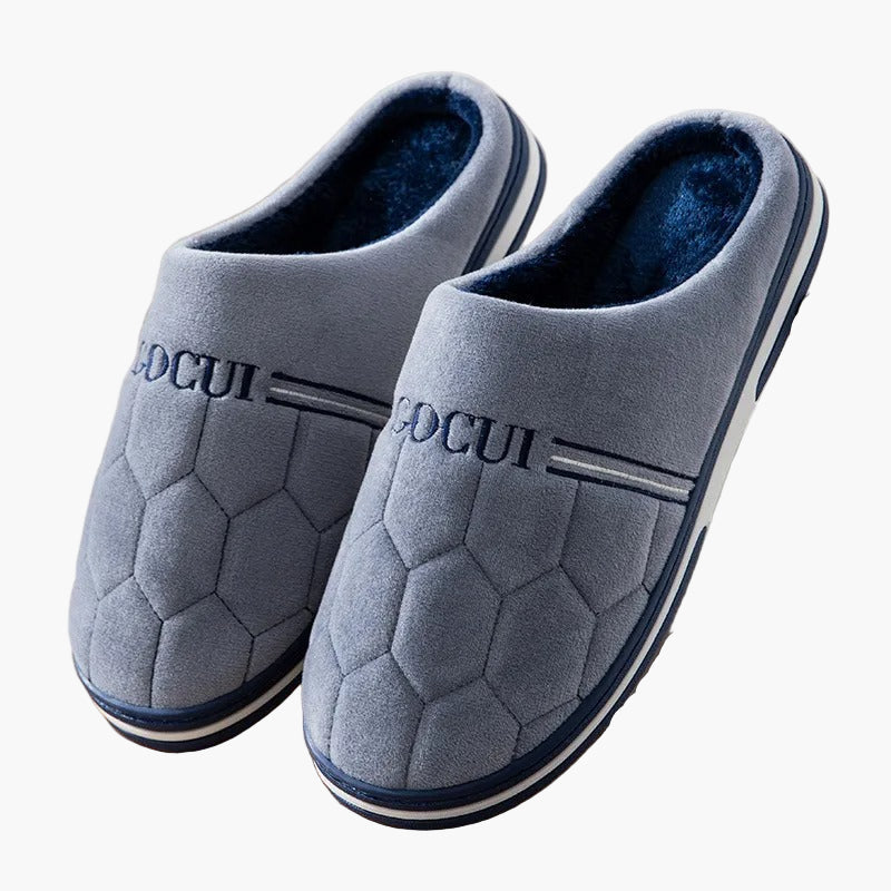 Herren Hausschuhe Komfort Slipper für Winter – Gepolstert und Warm, Ideal für Zuhause