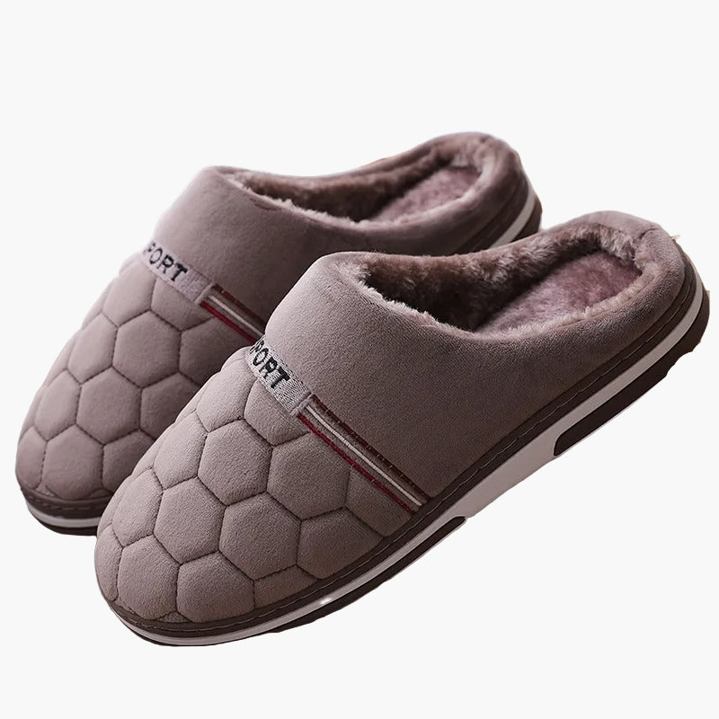 Herren Hausschuhe Komfort Slipper für Winter – Gepolstert und Warm, Ideal für Zuhause