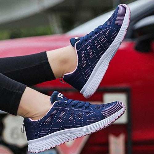 Damen Sneaker Atmungsaktiv Freizeit Sportschuh – Leichte Komfortschuhe für Alltag & Fitness