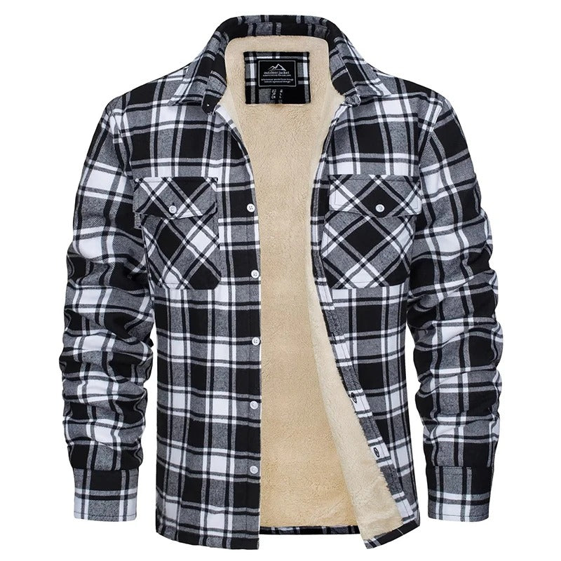 Leon - Karierte Herrenjacke