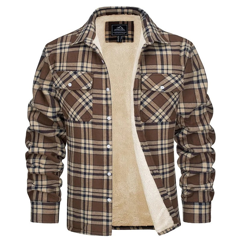 Leon - Karierte Herrenjacke