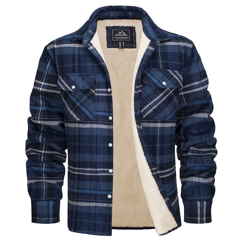Leon - Karierte Herrenjacke