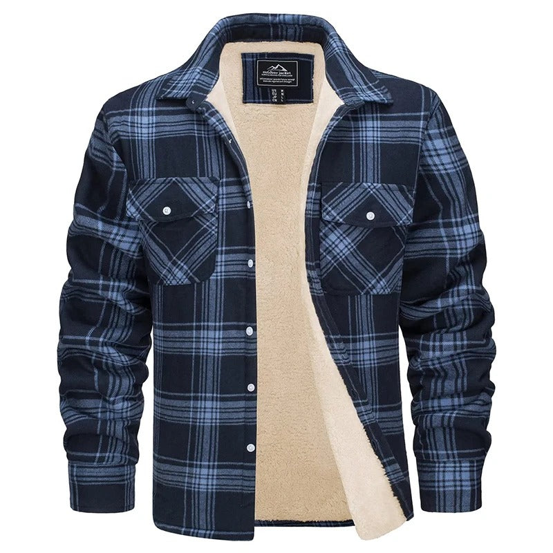 Leon - Karierte Herrenjacke