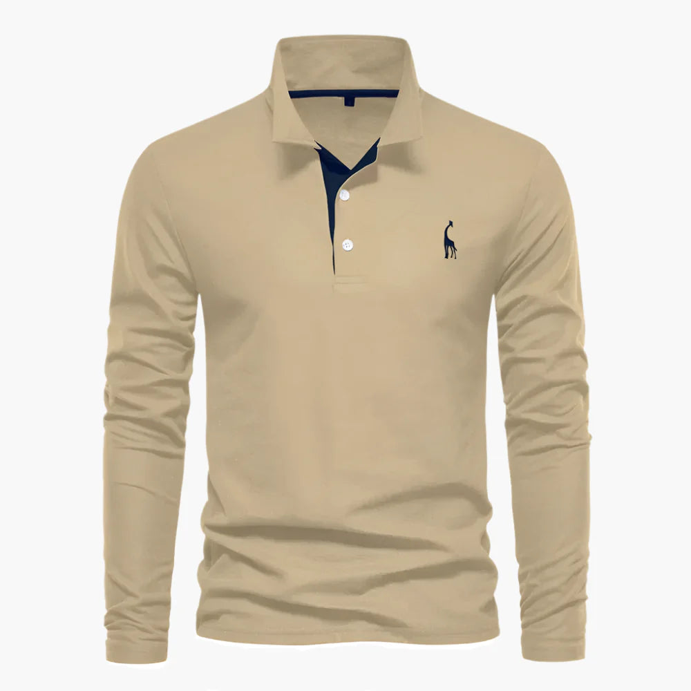 Herren Langarm Polo – Klassischer Stil für Alltag und Business