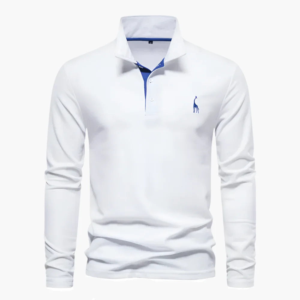Herren Langarm Polo – Klassischer Stil für Alltag und Business