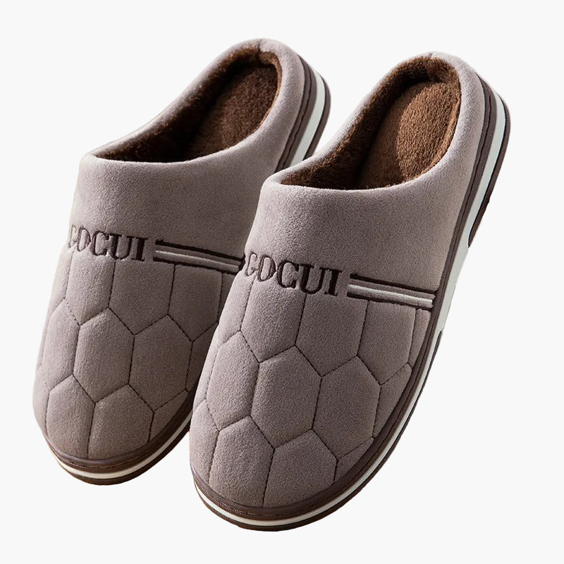 Herren Hausschuhe Komfort Slipper für Winter – Gepolstert und Warm, Ideal für Zuhause