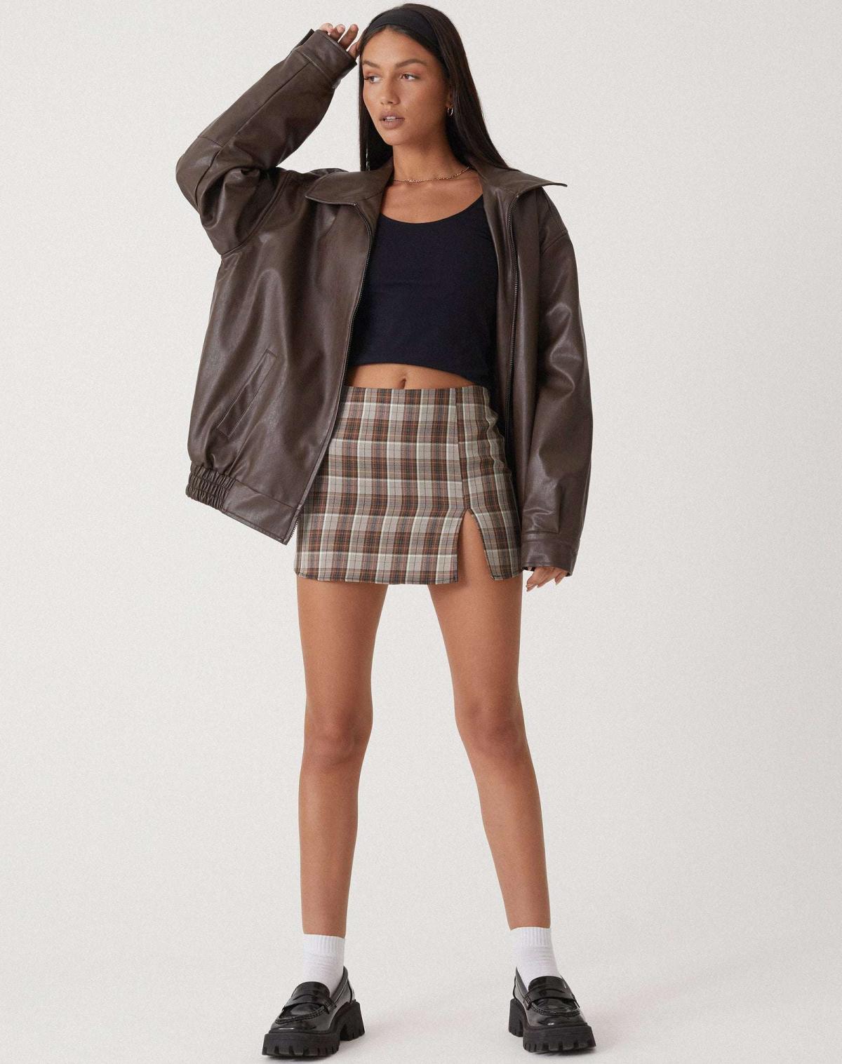Elena - Lässige Lederjacke für Damen