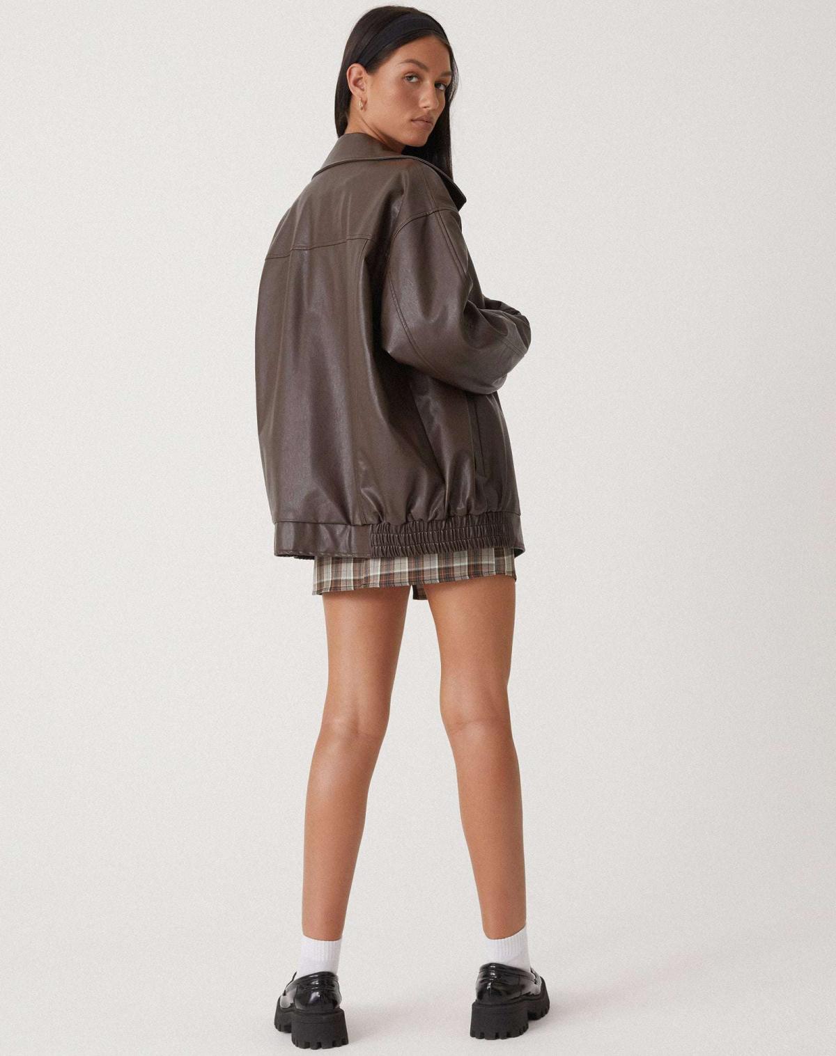Elena - Lässige Lederjacke für Damen