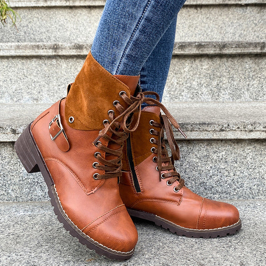 Margaret – Winter Cowboy Stiefel mit Schnallen