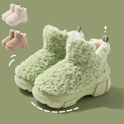Natalie – Winterstiefel mit 6 cm Plateausohle und Plüschfutter