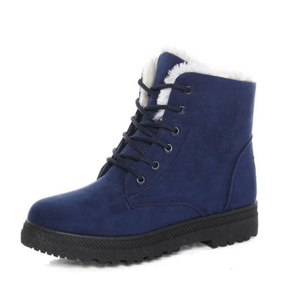 Linda – Warme Damen Schneestiefel mit Plüsch