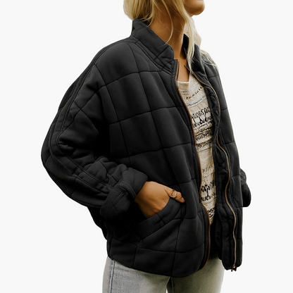 Damen Steppjacke im modernen Oversize-Look für Herbst und Winter – Komfort & Stil für jeden Tag