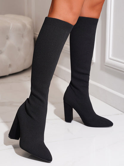 Lucy – Personalisierte Damenstiefel in Uni-Farben