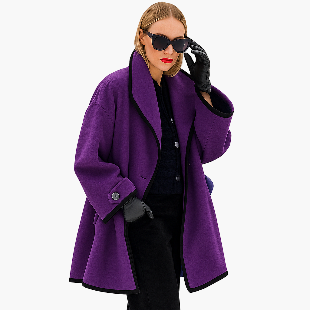 Damen Eleganter Winter Trenchcoat – Oversize Mantel für stilvolle Auftritte