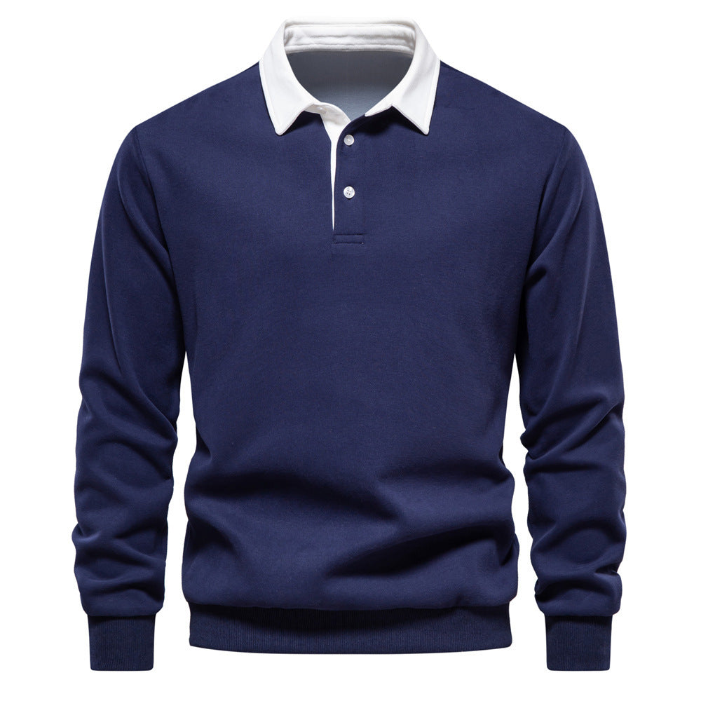 Ricky – Vielseitiger Herrenpullover mit Polo-Kragen
