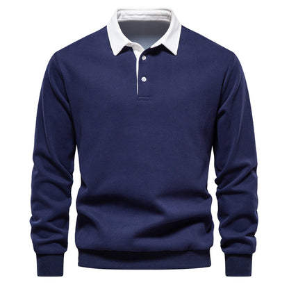 Ricky – Vielseitiger Herrenpullover mit Polo-Kragen