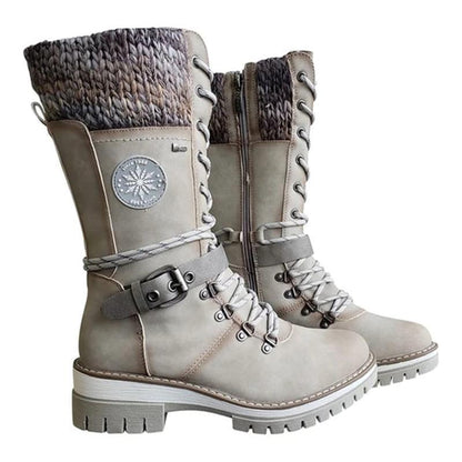 Lena - Warme Winterstiefel mit Riemendetail