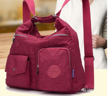 Gillian – Designer Damen Umhängetasche aus Wasserdichtem Nylon