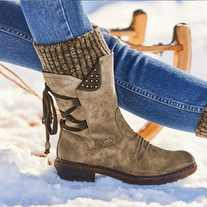 Lydia – Damen-Mid-Calf-Winterstiefel