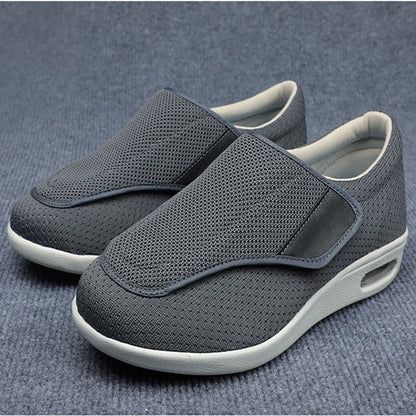 Herren Orthopädische Komfortschuhe für Diabetiker – Extra Weit & Einfacher Einstieg