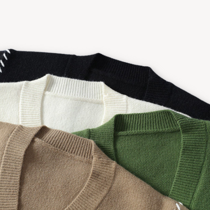 Herren Strickcardigan – Klassischer Knopfverschluss & Moderner Stil für Alltag und Büro